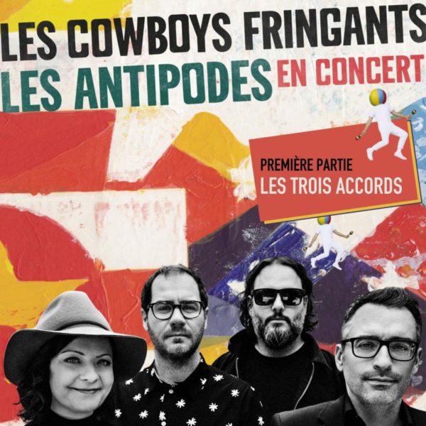 Les Cowboys Fringants avec les Trois Accords à Nantes.