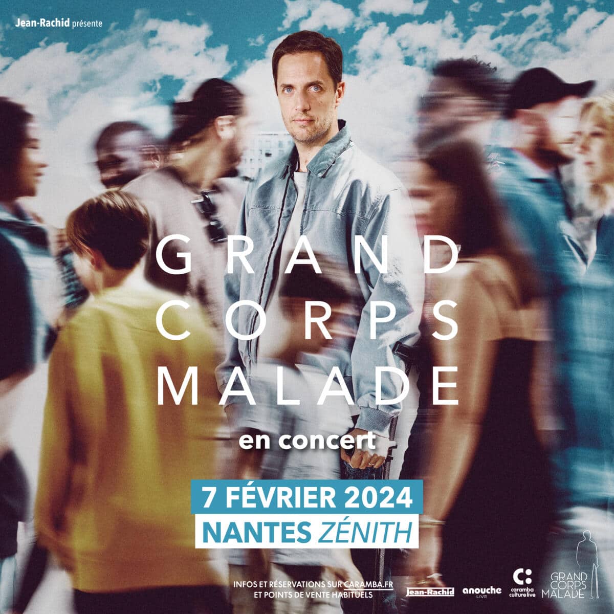 Billet spectacle Grand Corps Malade en concert à Nantes Zénith de